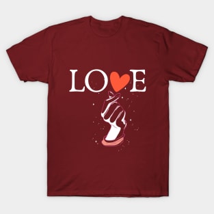 korean love sign T-Shirt